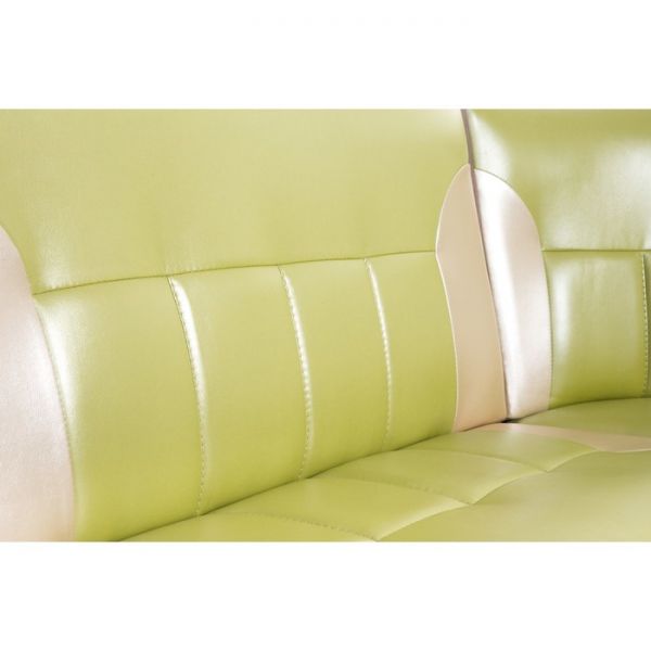 Кухонный уголок универсальный Орхидея 1500х1100х840 Шимо ясень темный/Фисташка беж