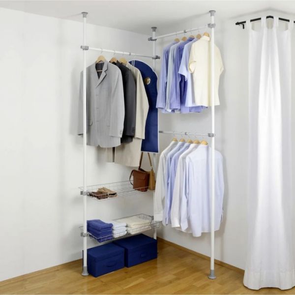 Вешалка Sheffilton 2010х270х2800 белая