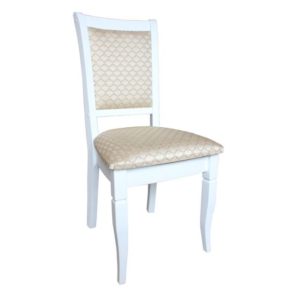 Стул «Лорд», 450 ? 450 ? 960 мм, цвет бежевый жаккард / белый
