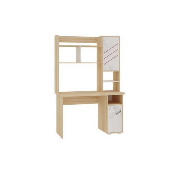 Стол Энерджи 1200х600х750  дуб сонома/белый