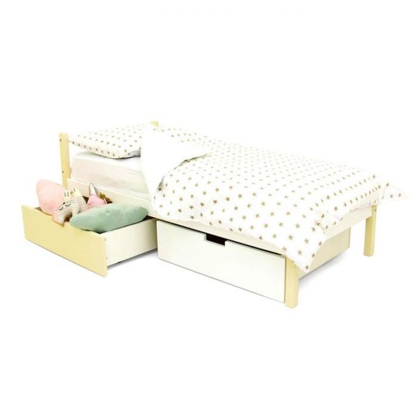 Детская кровать "Svogen classic бежево-белый"