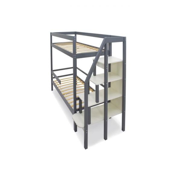 Детская двухъярусная кровать Бельмарко Svogen графит