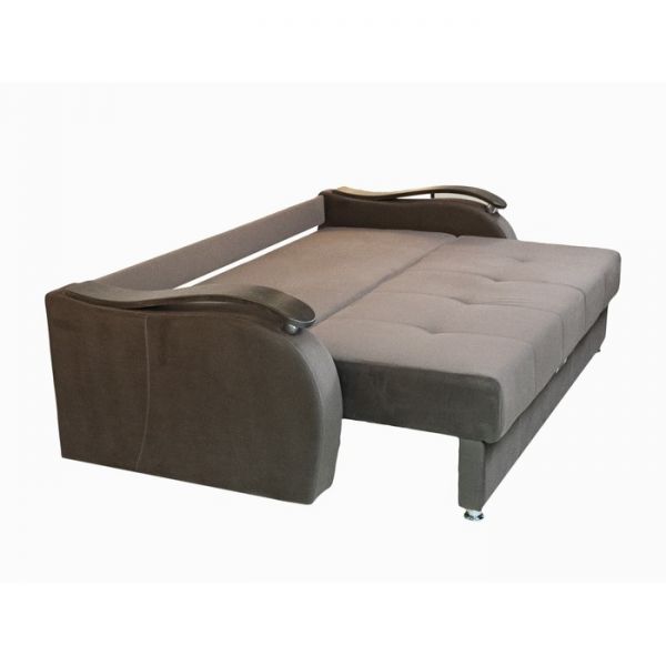 Прямой диван «Ливерпуль 2», еврокнижка, блок независимых пружин, велюр, цвет бежевый