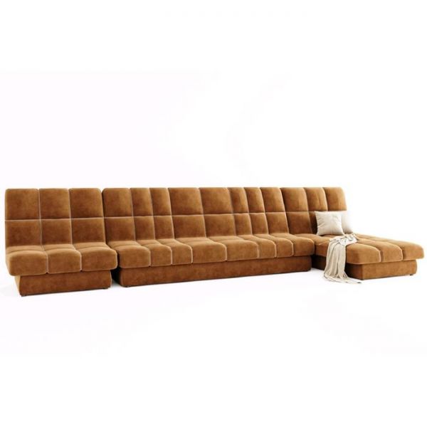 Комплект «Хьюстон», механизм книжка, велюр, цвет селфи 01 / подушки селфи 03