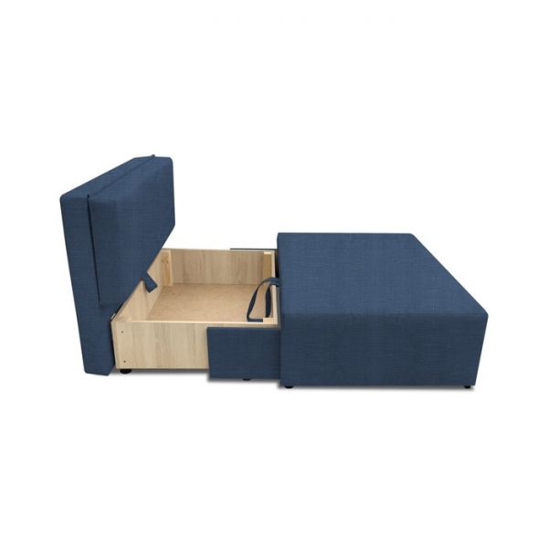 Детский диван «Капитошка», еврокнижка, рогожка, цвет vital violet