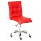 Кресло ZERO экокожа, красный 36-161
