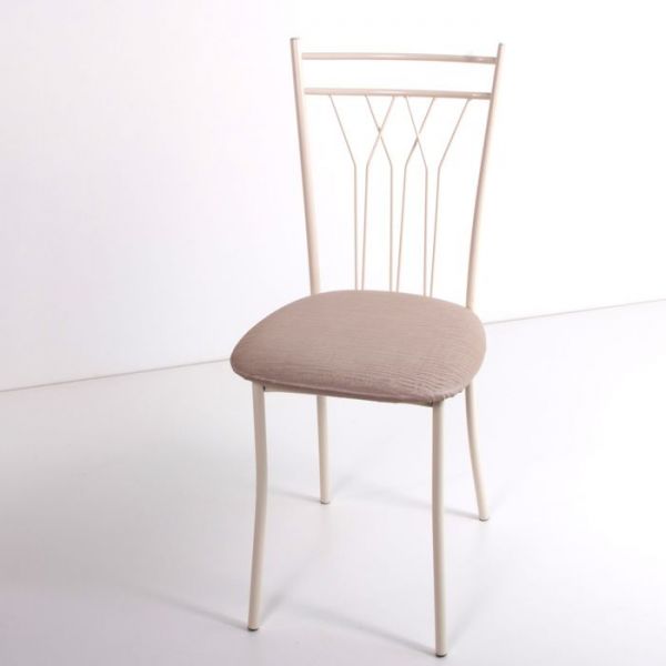 Стул на металлокаркасе Премьер СТ бежевый/фисташковый