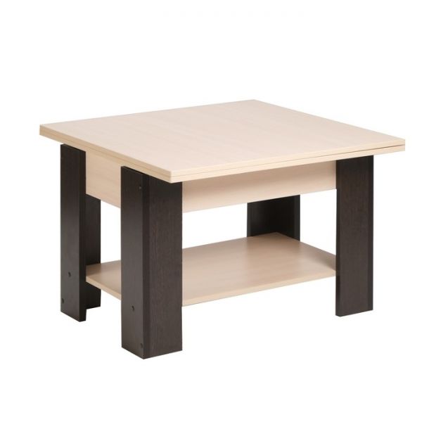 Стол журнальный СЖ-3.2  680/1560х555/755х780трансформер Венге / Дуб молочный