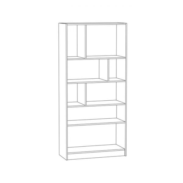 Стеллаж Альфа 09.136, 868х370х1848, Солнечный свет