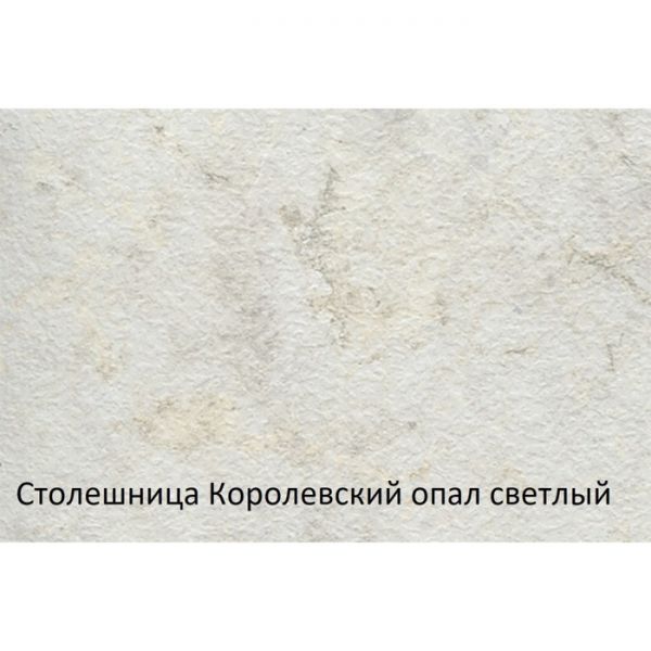 Кухонный гарнитур Виктория 2200х600 белый/крем глянец/шоколад глянец