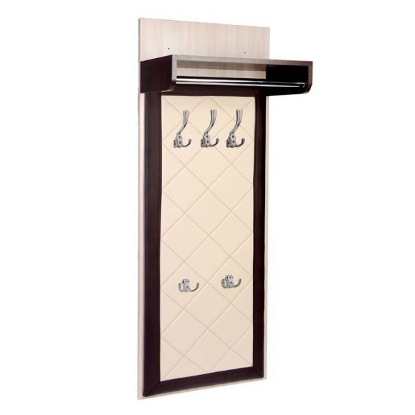 Вешалка настенная Ольга 6.1  Ясень шимо светлый /венге