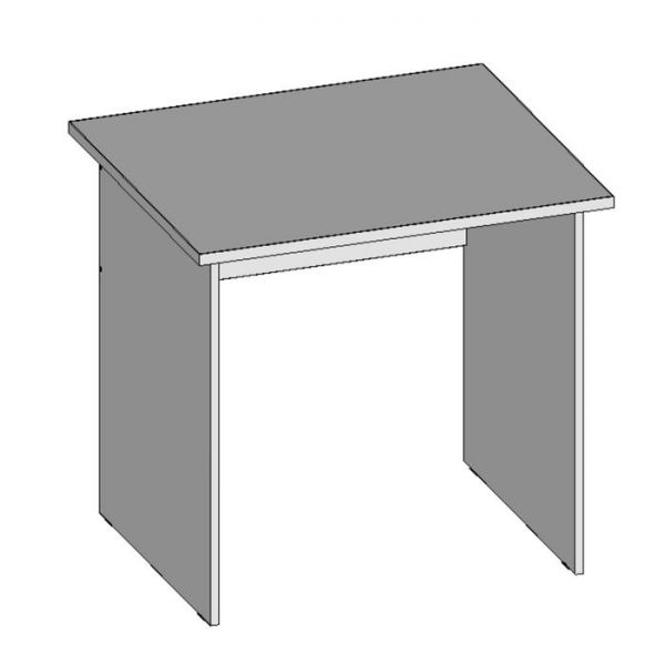 Стол рабочий С8.7, 800 ? 680 ? 750 мм, белый шагр