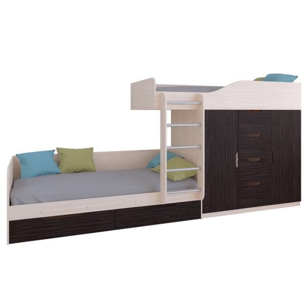 Детский комплекс «Астра 6», цвет дуб молочный/венге