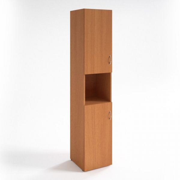 Шкаф для документов НШ-12, 383 ? 380 ? 1890 мм, белый шагр