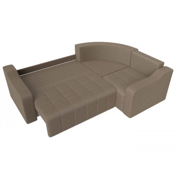 Угловой диван «Кембридж», механизм еврокнижка, рогожка, цвет бежевый