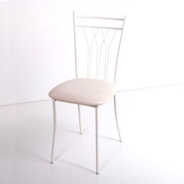 Стул на металлокаркасе Премьер СТ белый/белый