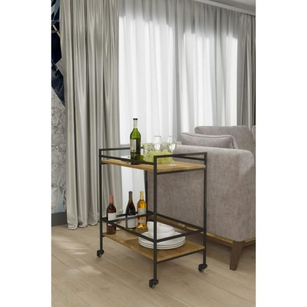 Стол сервировочный «Спич», 680 ? 430 ? 820 мм, цвет дуб сонома