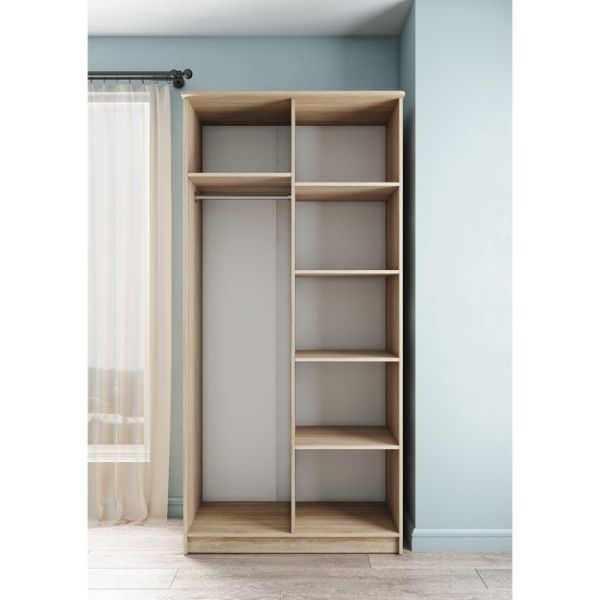 Шкаф 2-х створчатый распашной ШРК-2  2100х1000х550 Дуб Сонома