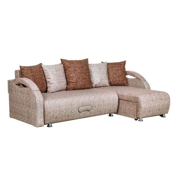 Диван угловой "Юпитер", " тефи бежевый"