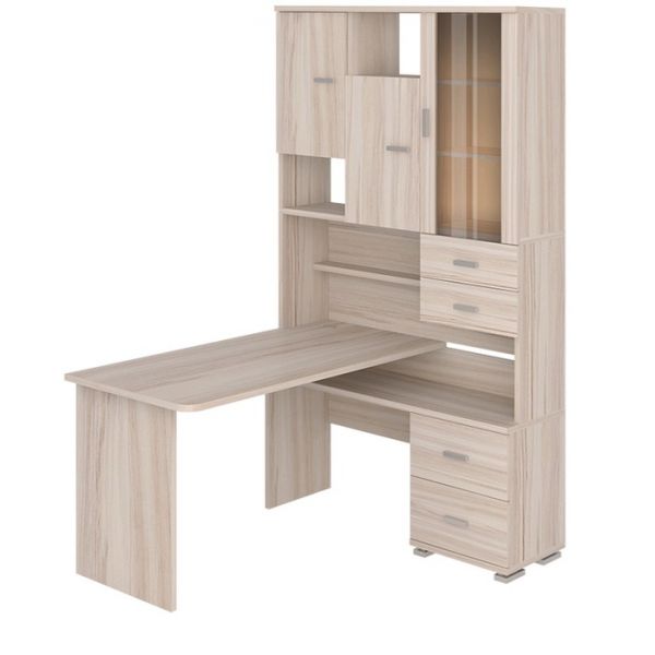 Стол компьютерный «СР 620/140», 1300 ? 1400 ? 2160 мм, левый, цвет карамель