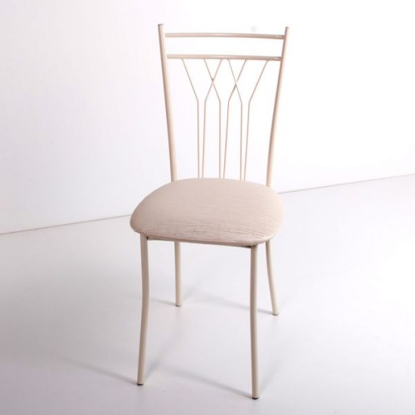 Стул на металлокаркасе Премьер СТ бежевый/фисташковый