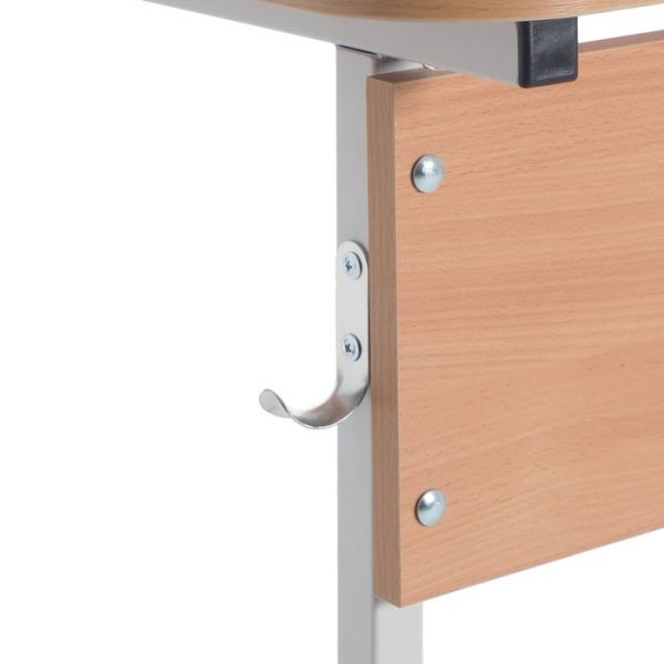 Стол ученический закруг. двухместный регулируемый по высоте ростовая группа №5-7