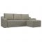 Угловой диван «Элида», правый угол, рогожка, цвет бежевый
