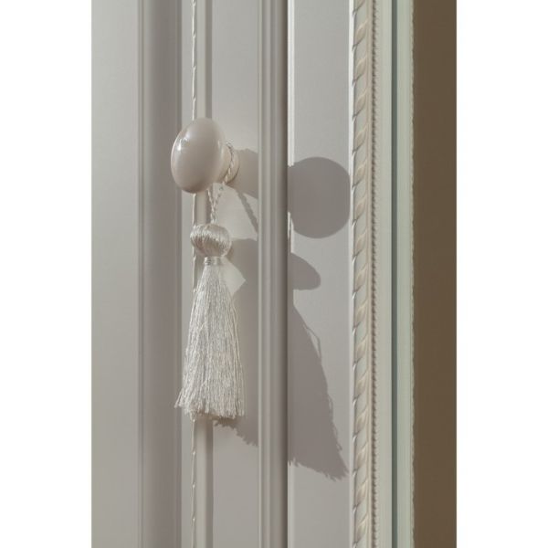 Шкаф комбинированный Белла зеркало 1050х420х1758 Белый/джелато софт