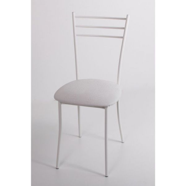 Стул на металлокаркасе Хлоя СТ белый/белый