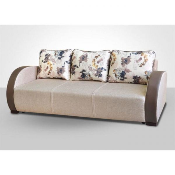 Диван-кровать "Европа-1" ПБ , ткань, Орхидея браун/Данхил 23/Арена дарк браун