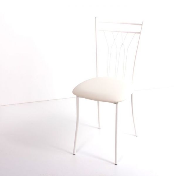 Стул на металлокаркасе Премьер СТ белый/белый