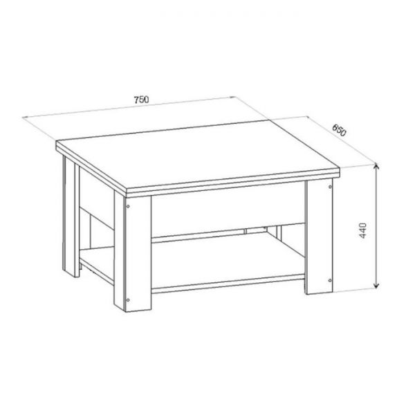 Стол-трансформер «Акробат», ЛДСП, стекло, цвет венге