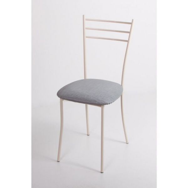 Стул на металлокаркасе Хлоя СТ бежевый/черный