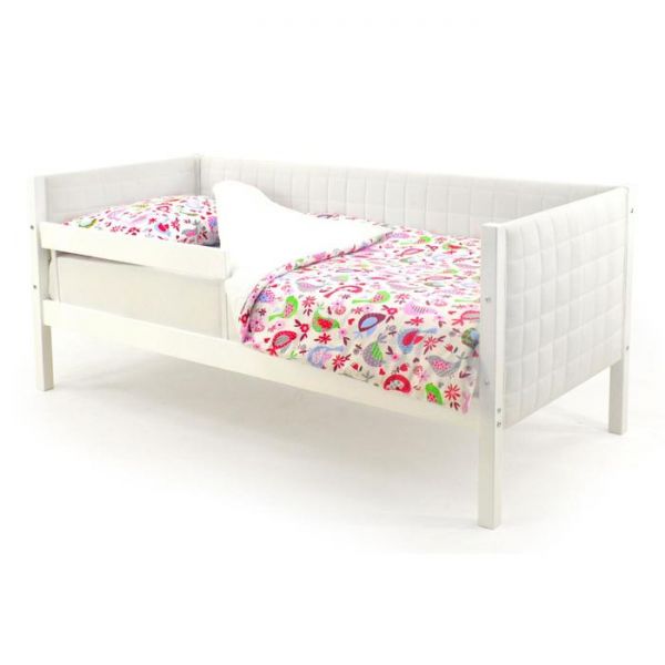 Детская кровать-тахта мягкая Svogen белый