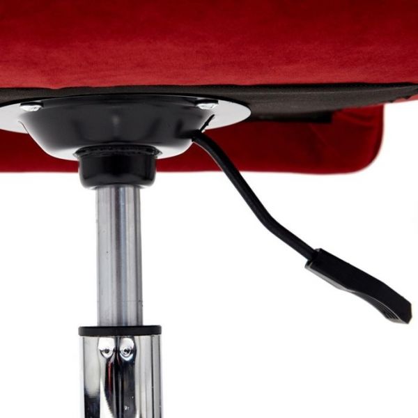 Кресло ZERO флок бордовый 10