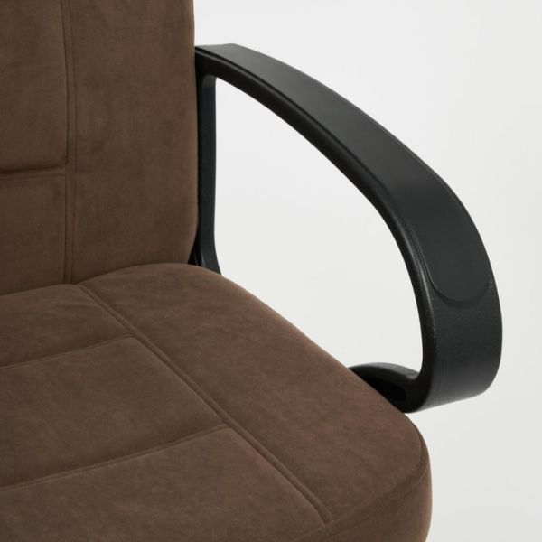 Кресло СН747 флок коричневый 6