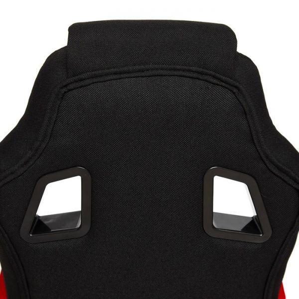 Кресло DRIVER ткань черный/красный 2603/08