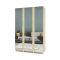 Шкаф Пандора-П33 520х1400х2100 трёхстворчатый с зеркалом Дуб ирландский
