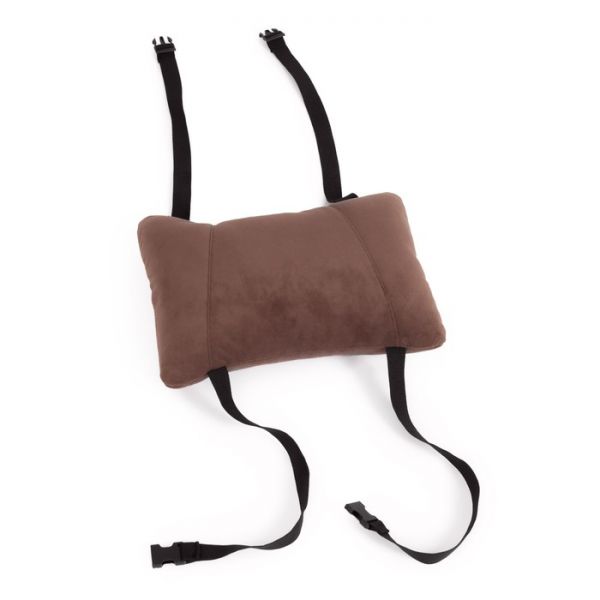 Кресло DRIVER флок/ткань коричневый 45444