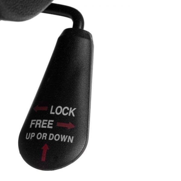 Кресло DRIVER флок/ткань коричневый 45444