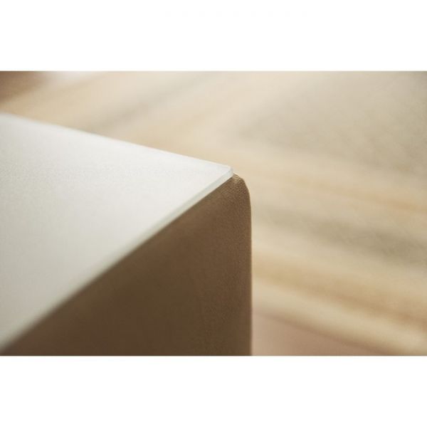 Тумба «Олимпия», 2 ящика, стекло, велюр, цвет velutto 05