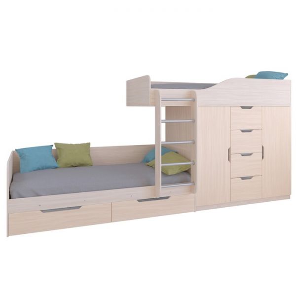 Детский комплекс «Астра 6», цвет дуб молочный/дуб молочный