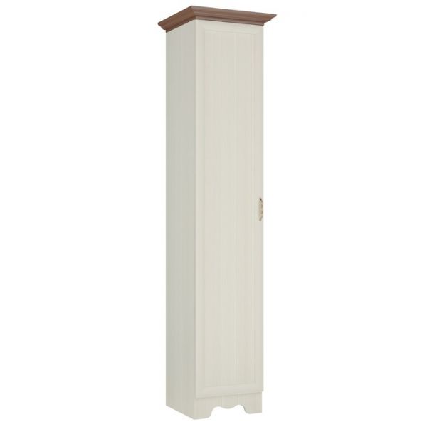 Шкаф однодверный с полками Латте 1 2134х476х456 Бодега cветлый /Орех Донской