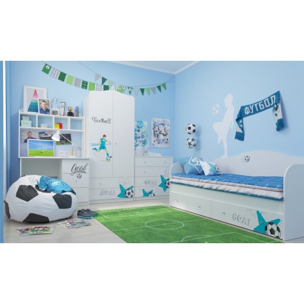 Стол письменный Football, 1000х600х1580, Белый