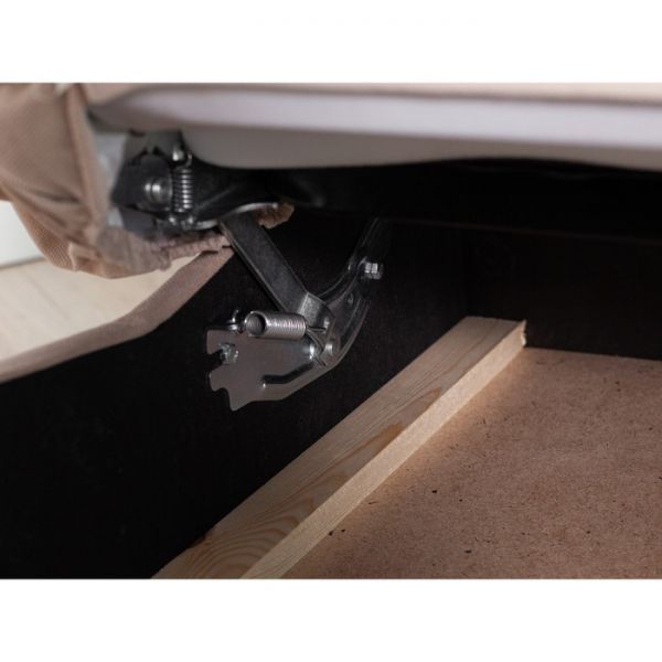 Прямой диван «Осло», механизм книжка, велюр, цвет бежевый