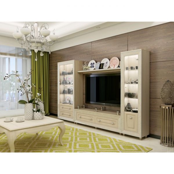 Шкаф «Калипсо 2», 832 ? 362 ? 1880 мм, цвет туя светлая