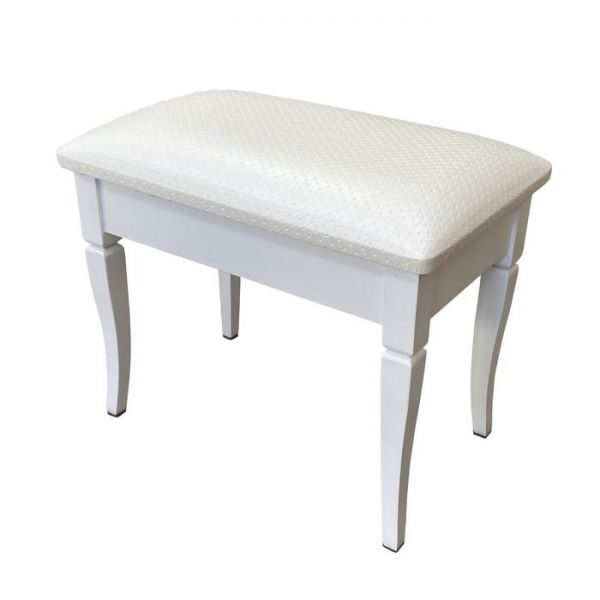 Банкетка «Прованс», 535 ? 335 ? 450 мм, цвет белый пунто / белый