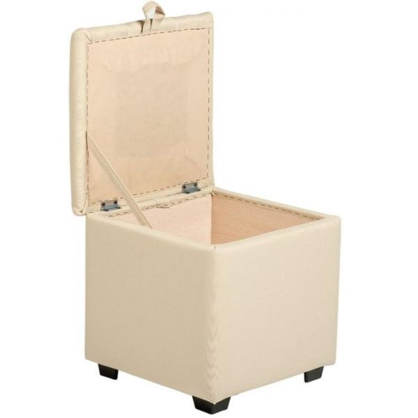 Пуф Осло мини 400х400х410 Рогожка CREAM