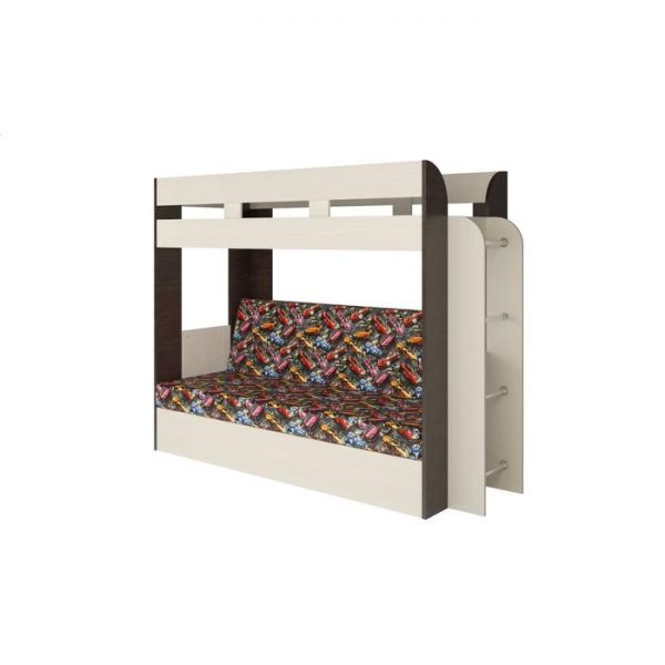 Кровать Карамель-75 1900х800 Сосна карелия/Венге магия