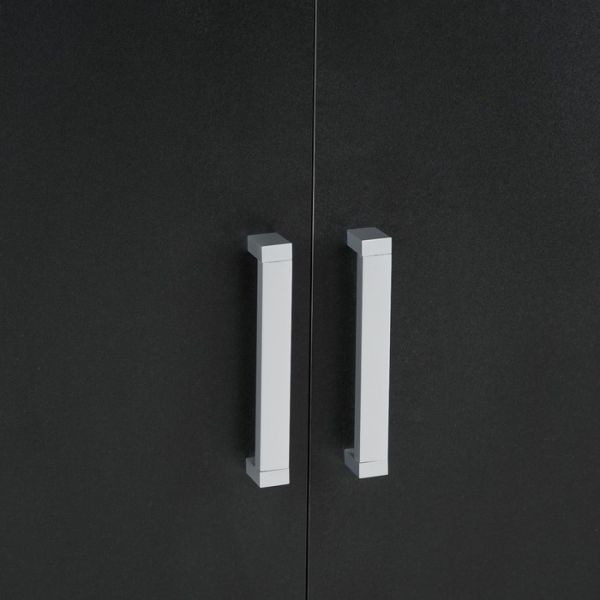 Прихожая Осирис, 1182х370х1994, Дуб крафт золотой/Черный